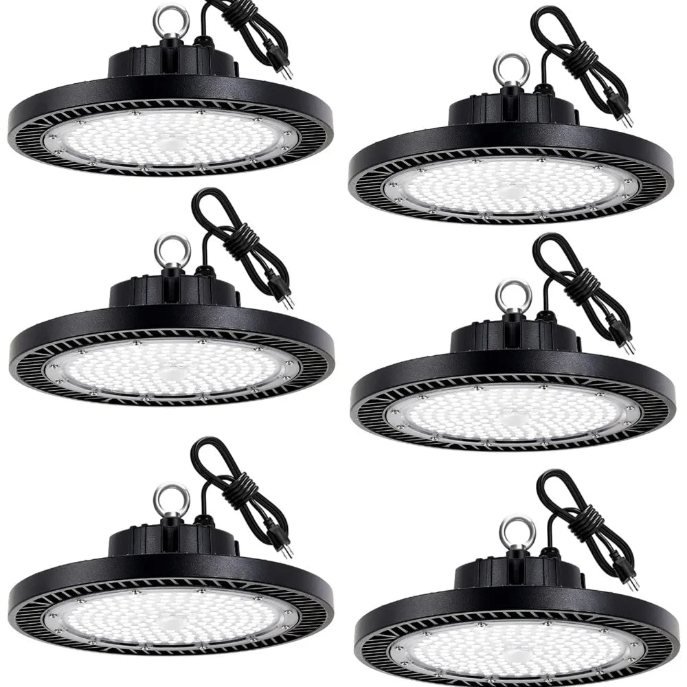 Led Shop Lights - 200W  6 Pack UFO Led