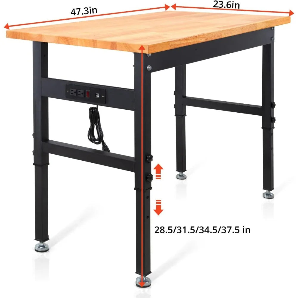 Work Bench, Height Adjustable