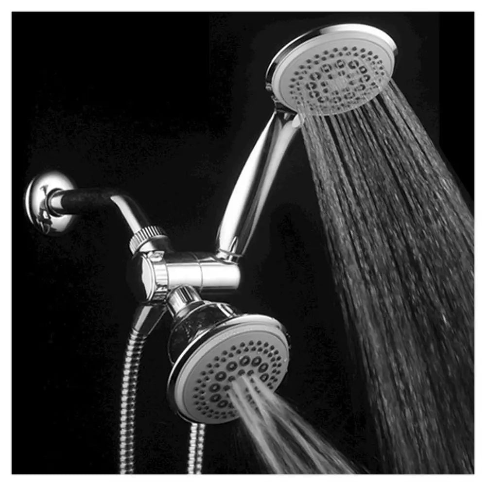 Dual Shower Head System 36 Flow Options.