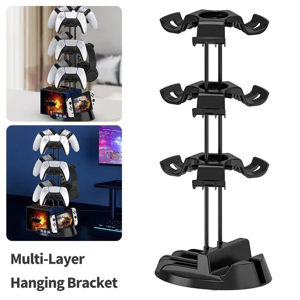 1/2/3 Tier Game Controller Stand&Headphone Holder