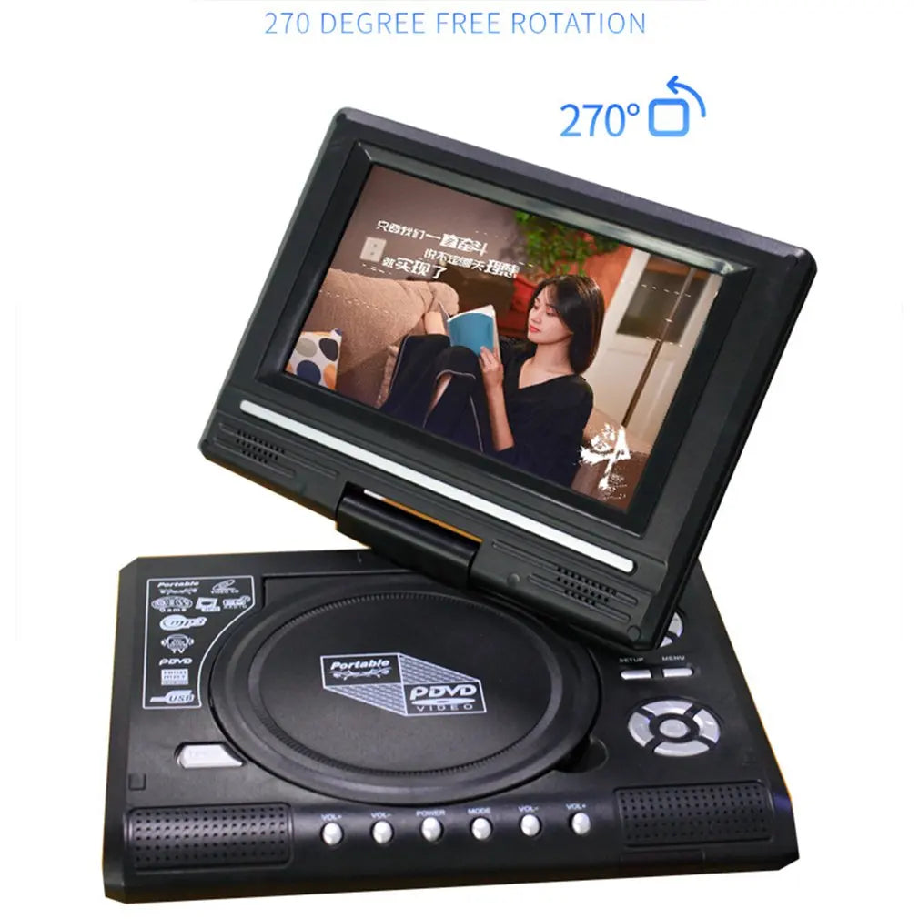 7.8 Inch High Denifition TV DVD Player Portable VCD MP3 MPEG