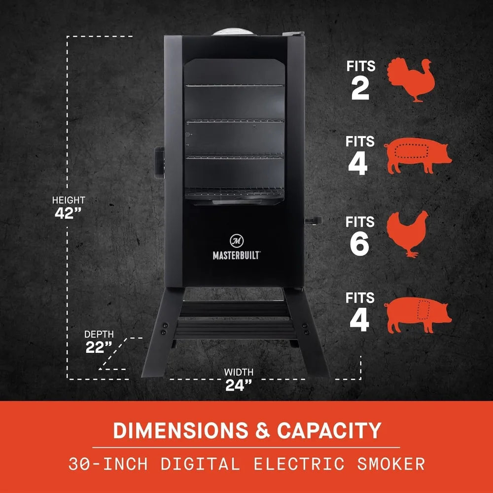 Masterbuilt® 30-inch Digital Electric Vertical BBQ Smoker