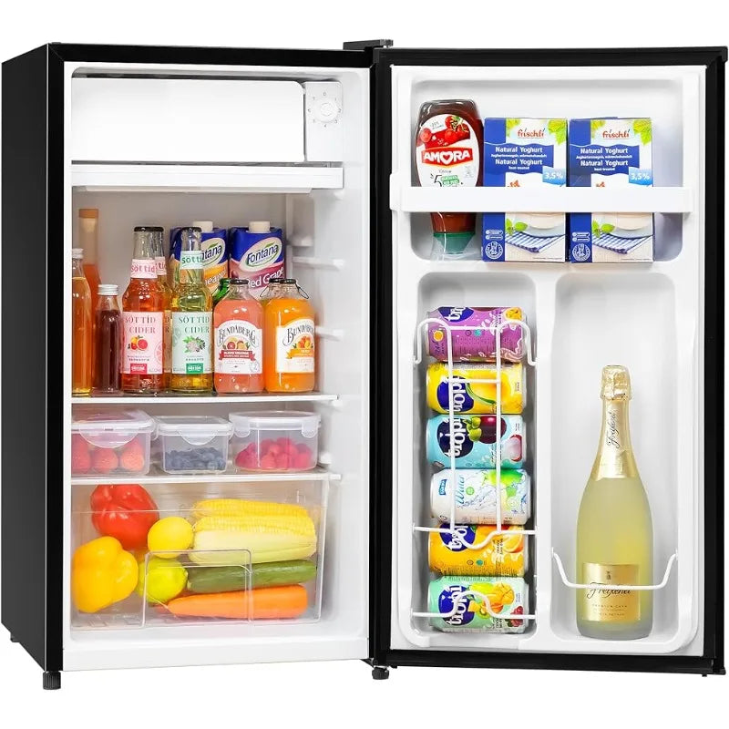 3.2 Cu. Ft Mini Fridge with Freezer.