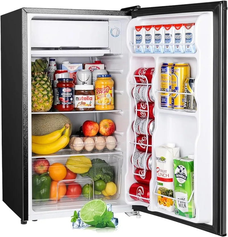 3.2 Cu.Ft Mini Fridge with Freezer.