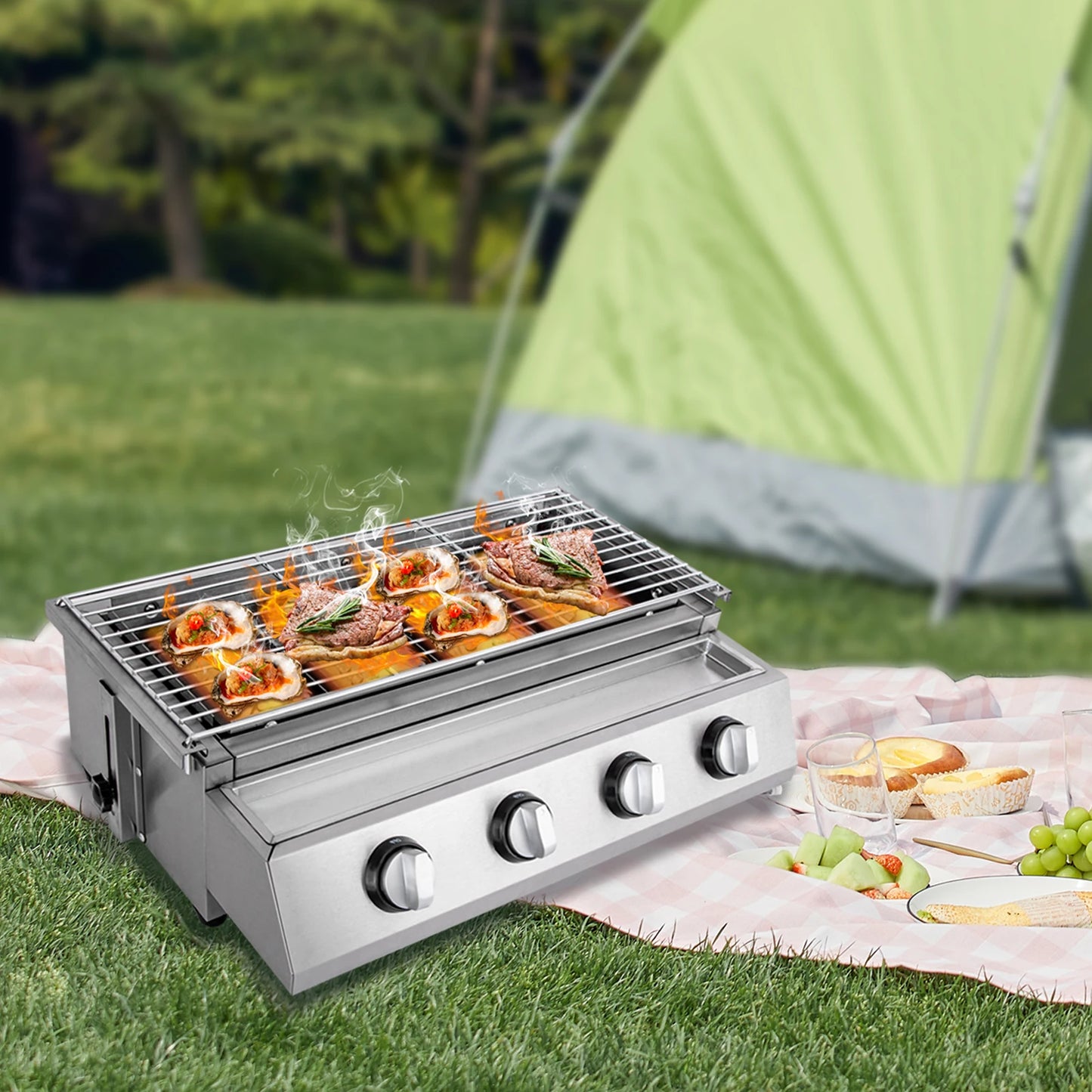 BBQ Propane Gas Stove Grill