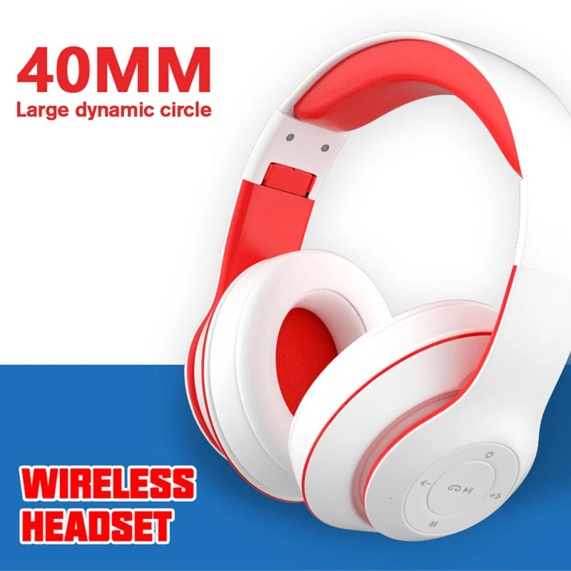 Foldable Wireless Headphones Bluetooth