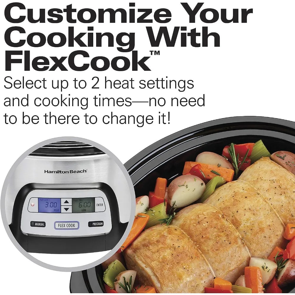 Portable Programmable Slow Cooker.