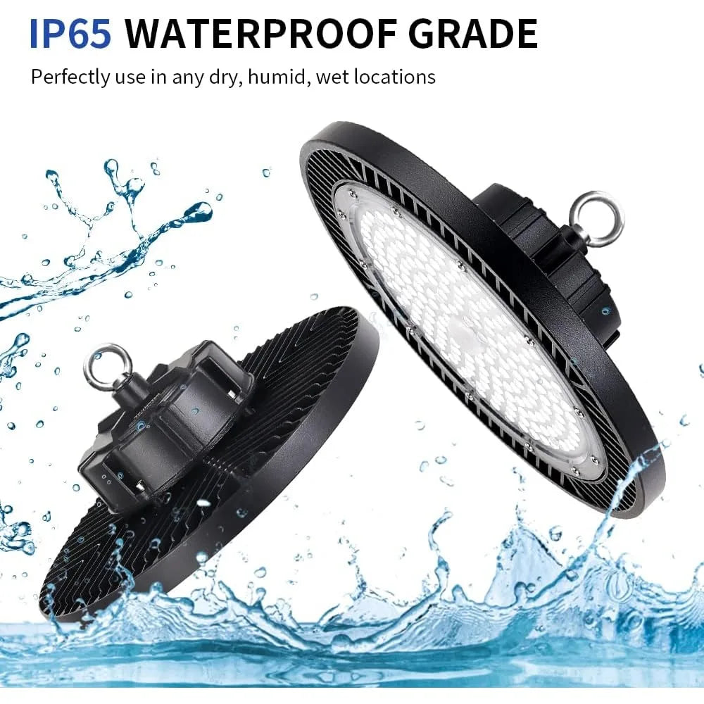 Led Shop Lights - 200W  6 Pack UFO Led