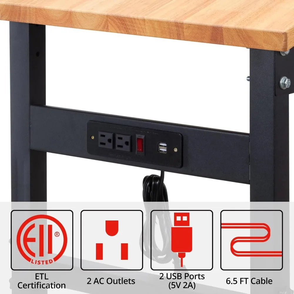 Work Bench, Height Adjustable